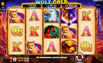 La machine à sous Wolf Gold est l'une des plus célèbres du casino RANT.