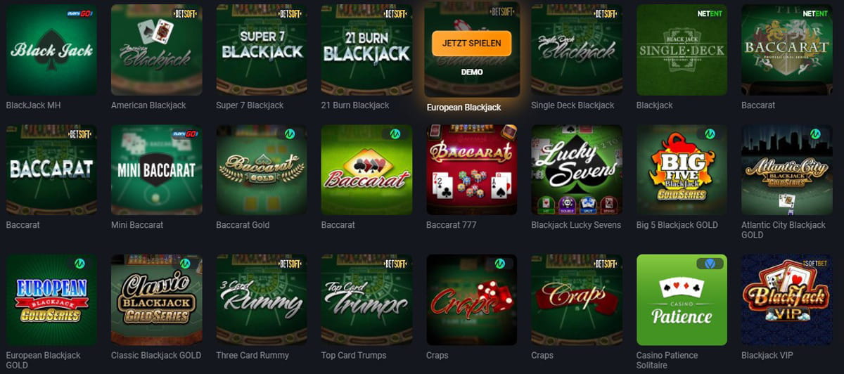 Les jeux de table en GG.BET Casino comprennent les classiques populaires et plus encore.