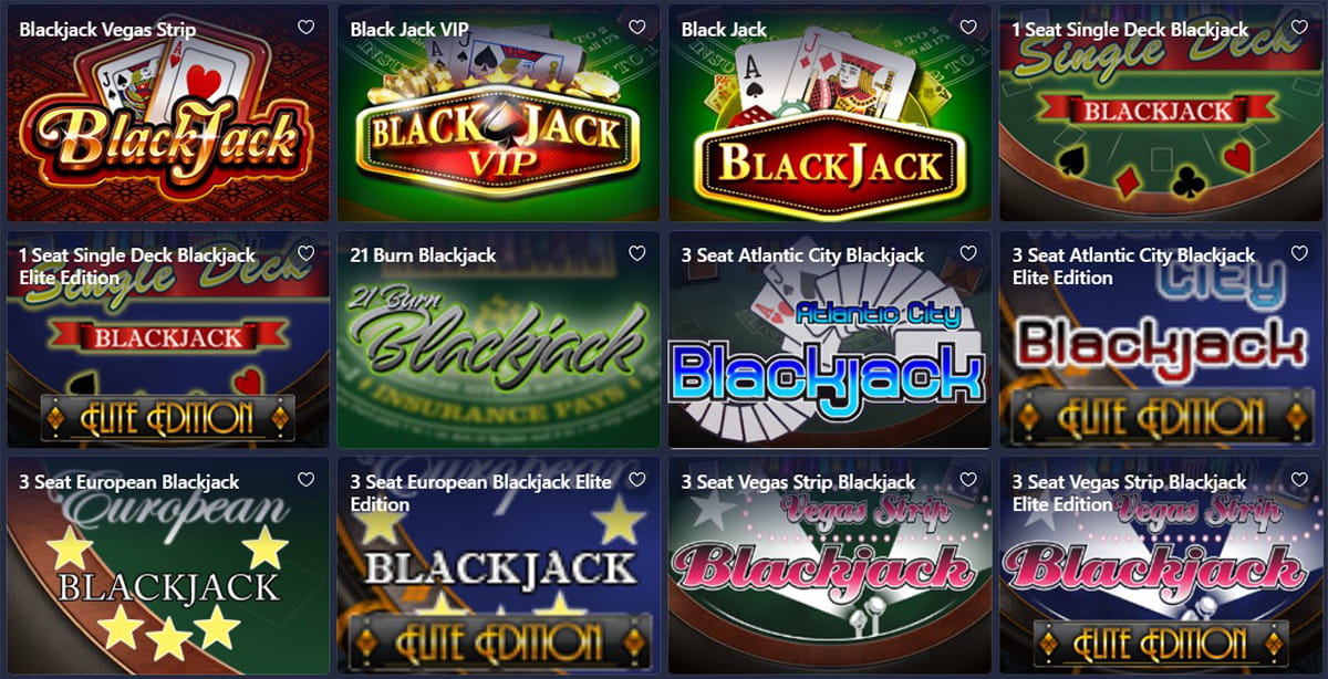 Betmaster Casino propose tous les jeux de table populaires