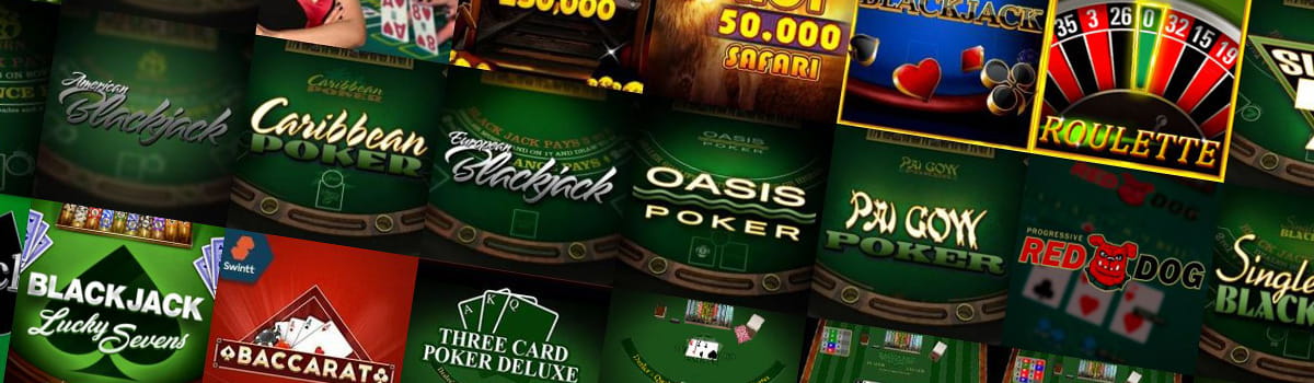 La vue d'ensemble des jeux de table sur Ice Casino.