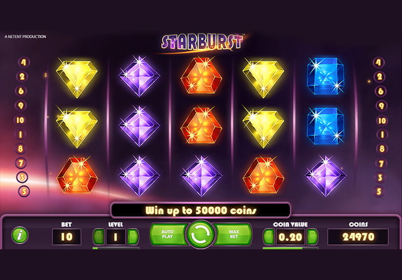 Jouer à Starburst Slot gratuitement