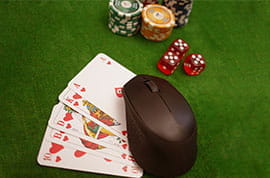 Poker en ligne et souris