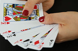 Cartes à jouer rois et As