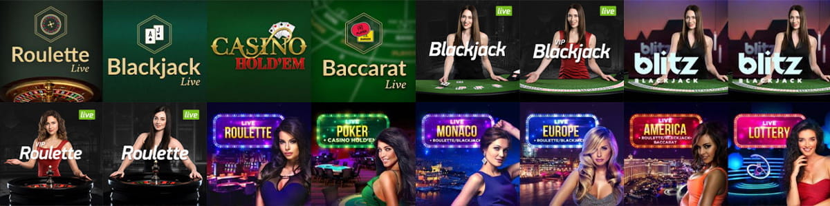 Les jeux de table au casino VulkanVegas.