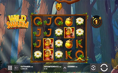 La fente Wild Swarm au Casino Wazamba.