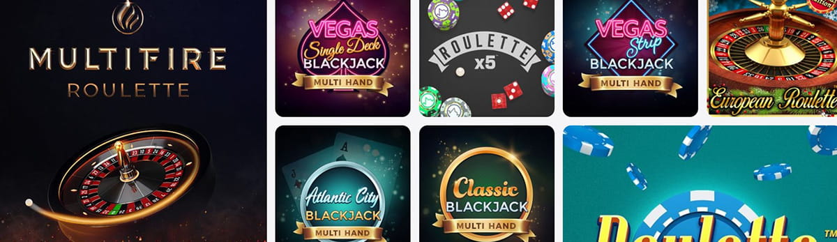 Jeux de table comme la Roulette et le Blackjack au casino en ligne ZodiacBet.